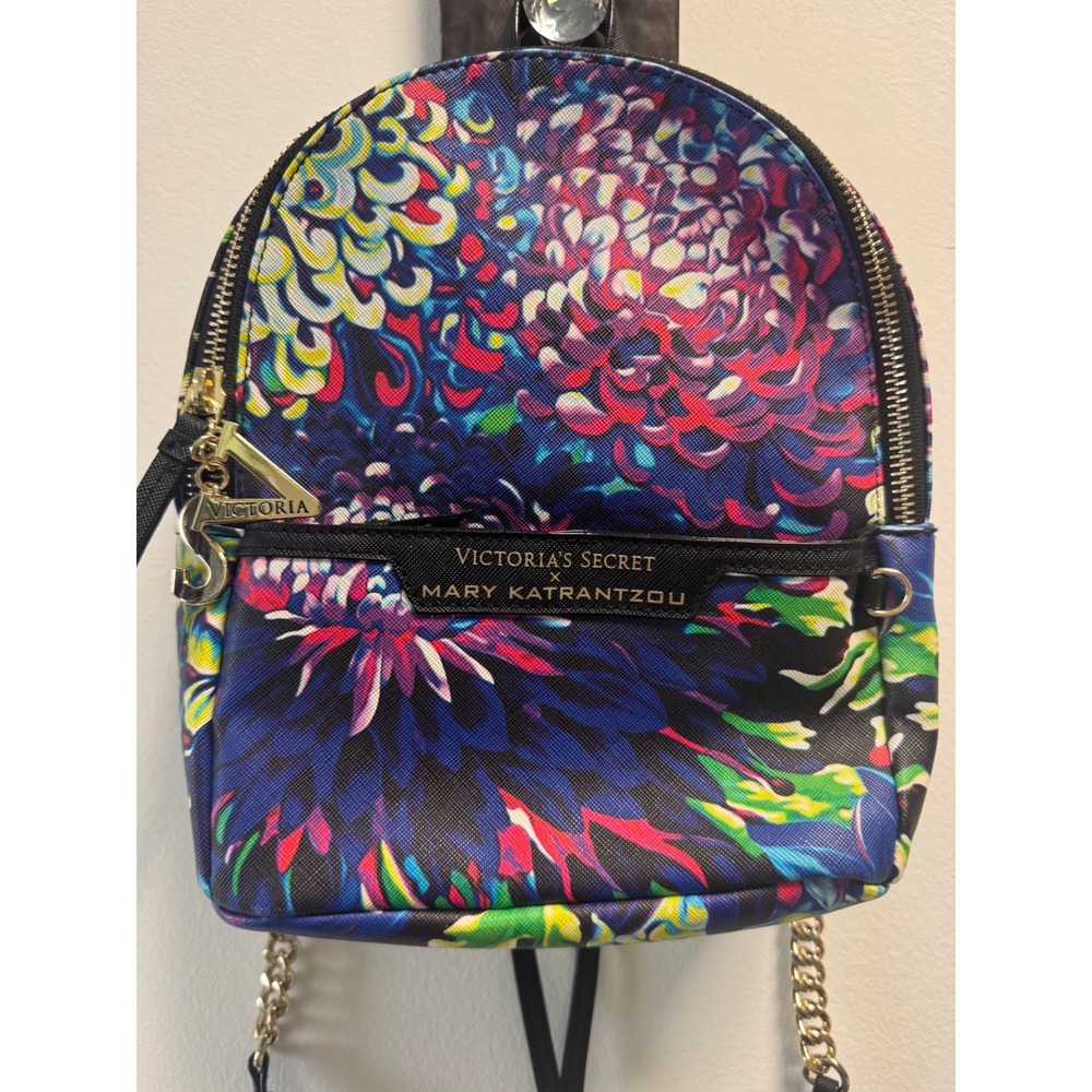 Victoria's Secret VS X Mary Katrantzou Small City Backpack Floral NWOT Limited - Picture 3 of 7